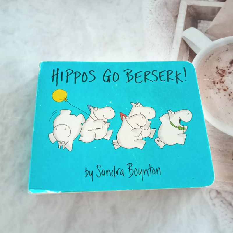 Board Book Hippos Go Berserk มือสอง