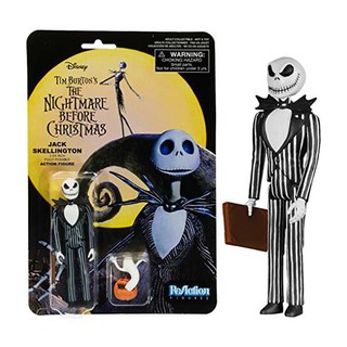 FUNKO x SUPER 7 : 2014 REACTION FIGURES : THE NIGHTMARE BEFORE CHRISTMAS : JACK SKELLINGTON สินค้าสเกล 3.75 นิ้ว ของแท้