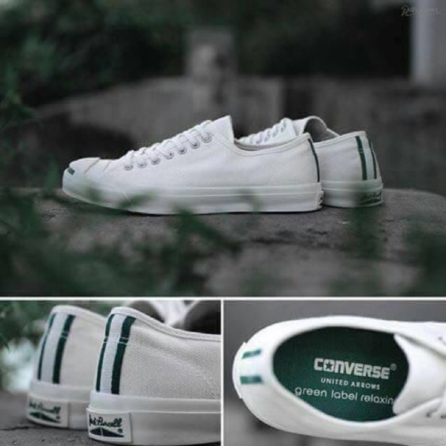 converse jack purcell green label