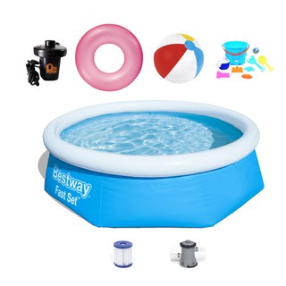 Best way(เบส เวย์) Set ™ 8 x 26 "/2.44mx 66cm Pool Set Toy Smart