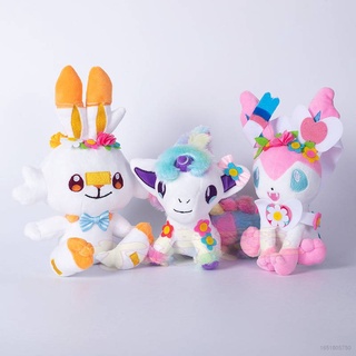 Yyds ตุ๊กตา Pokemon Sword and Shield Scorbunny Sylveon Ponyta หลากสี ของเล่นสําหรับเด็ก