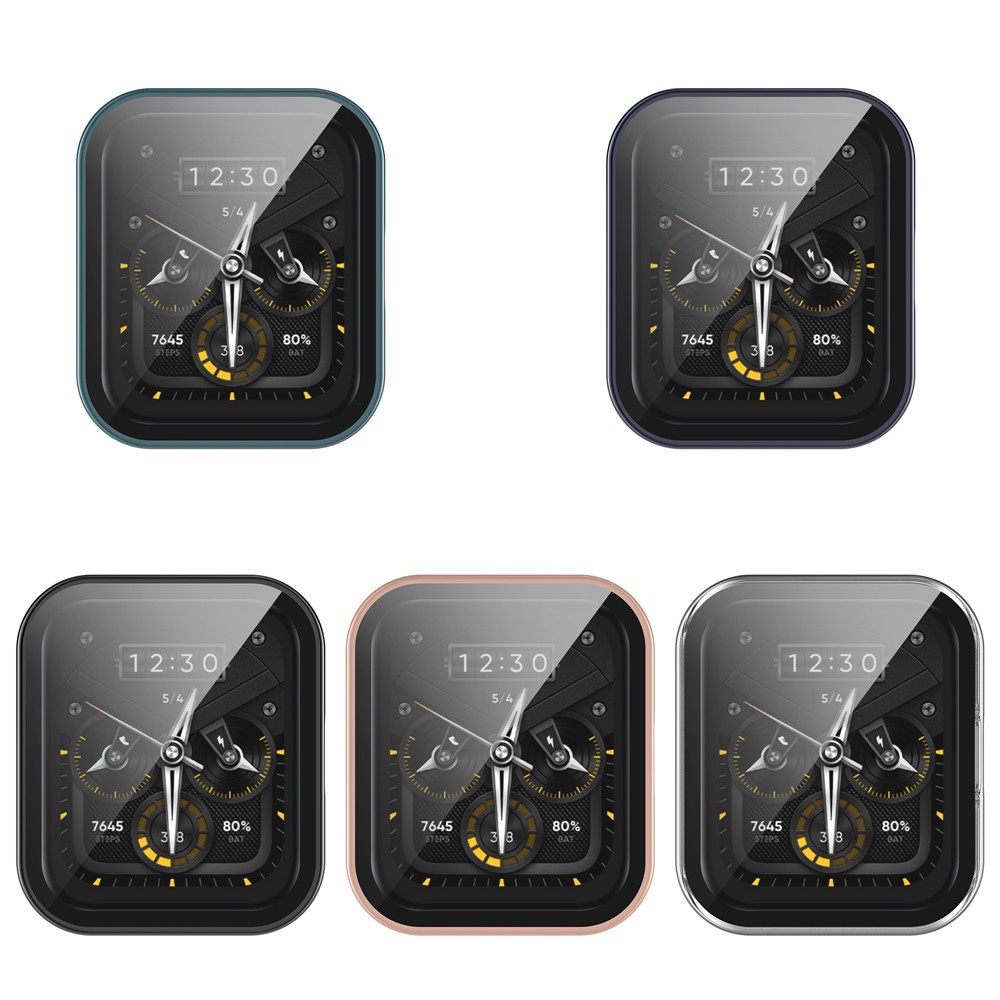 ตัวป้องกันหน้าจอ พีซี เคสป้องกันพร้อมฟิล์มคลุมทั้งหมดสําหรับ Realme Watch 2 / 2 Pro / 3 / 3 Pro / 5 ราคา ถูกที่สุด ดีลบีเคเค แกลเลอรีภาพที่ 3