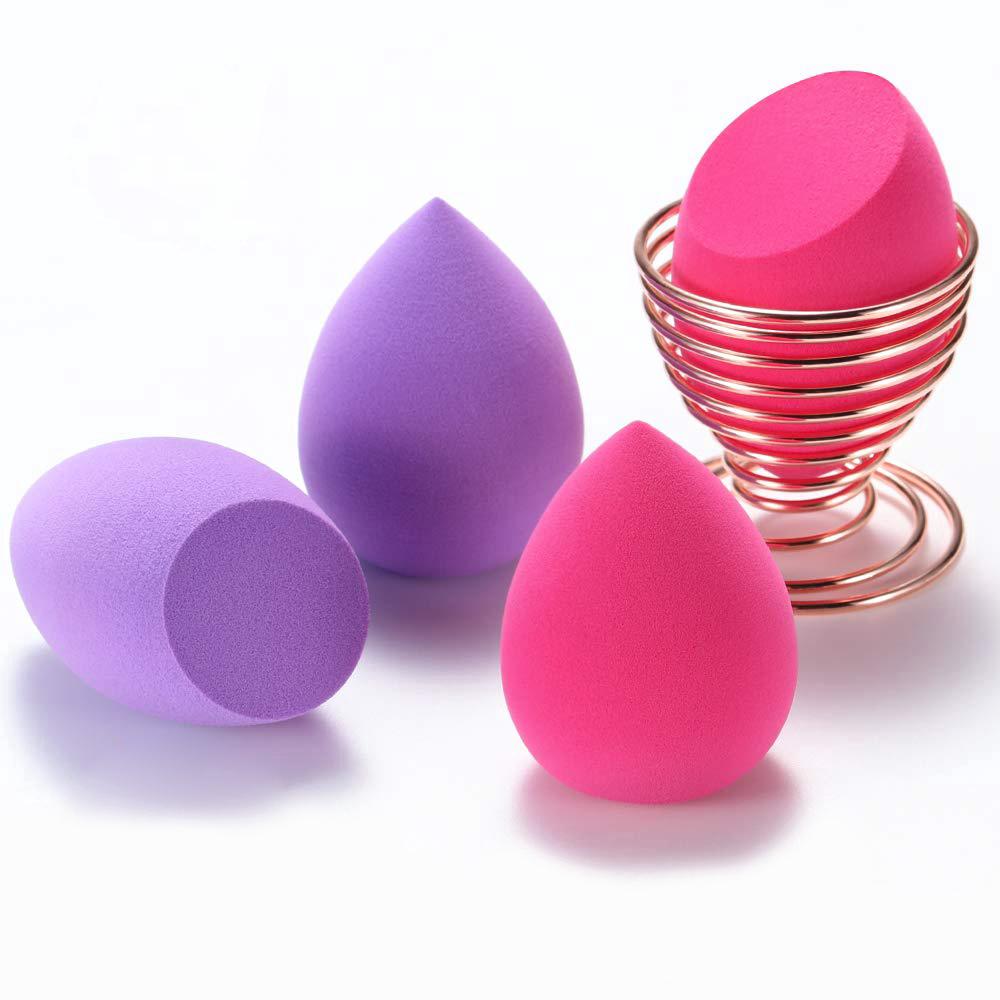 Makeup Sponge Blender Foundation Blending Sponge Flawless for Liquid, Cream, Powder + Sponge Holder