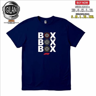 👕✨เสื้อยืดแขนสั้น พิมพ์ลาย Box Box Box F1 Tyre Compound V2 แฟชั่นใหม่ S-5XL