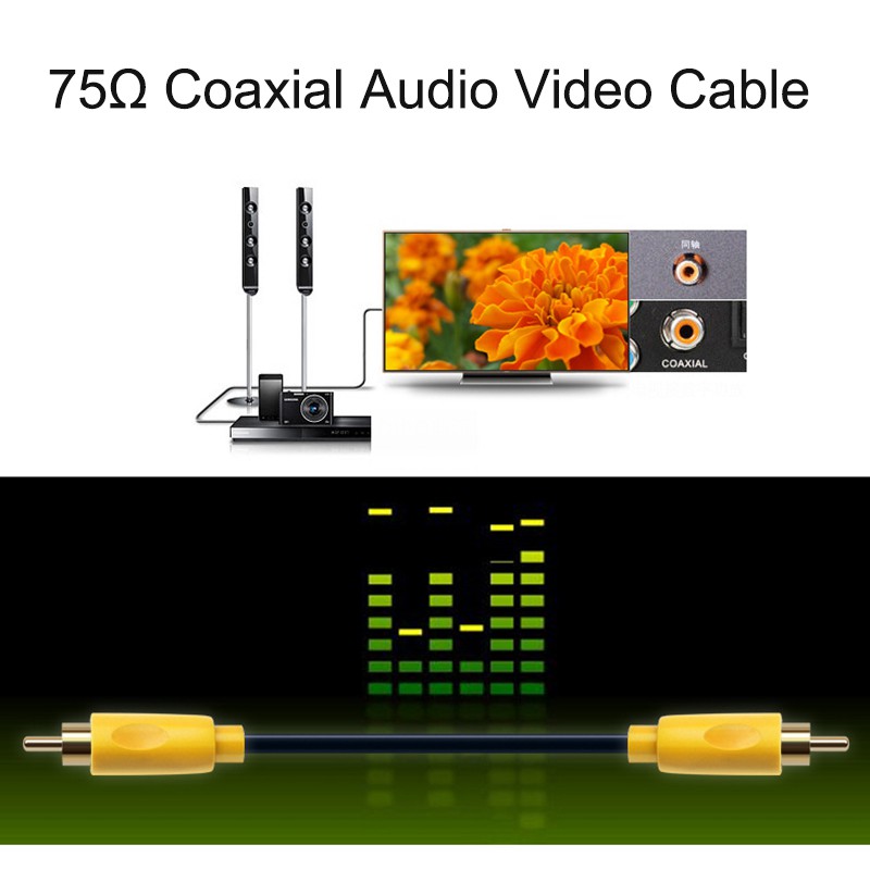 สาย AV Video Stereo Audio RCA สายสัญญาณภาพ 1/1(602A)ยาว1.8/3/5เมตร ราคา ถูกที่สุด ดีลบีเคเค แกลเลอรีภาพที่ 6