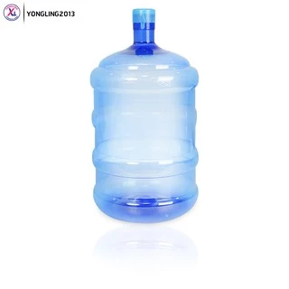 **ถังฝาตบ** ถังน้ำดื่ม PET 18.9 ลิตร ฝาตบ (ฝากดฉีก) สีน้ำเงินใส ขวดน้ำดื่ม