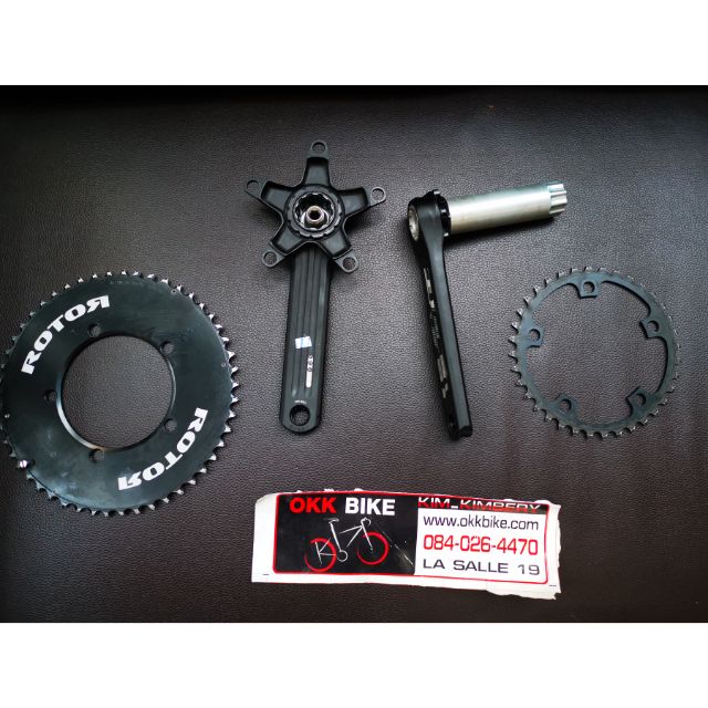 มือสอง###ชุดขาจาน rotor 3d​30​mm​ ใบจาน noQ 50-36t