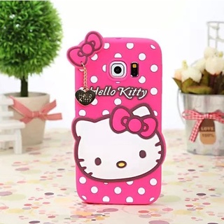 เคสซิลิโคน Samsung Galaxy S6  edge  เคสซิลิโคนลายการ์ตูนน่ารัก HeLL0  K1tty