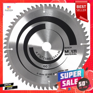 ใบเลื่อยวงเดือน BOSCH 7 นิ้ว 60 ซี่ฟันเลื่อยCIRCULAR SAW BLADE BOSCH 7IN 60T