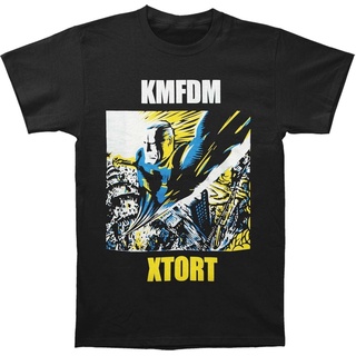 [COD]ใหม่ เสื้อยืดแขนสั้น พิมพ์ลาย KMFDM Xtort แฟชั่นสําหรับผู้ชาย 2022S-5XL