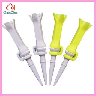 [NANA] Set of 4 76mm Golf Guide Tee 180° Rotatable Plastic Claw Tees Training Aids