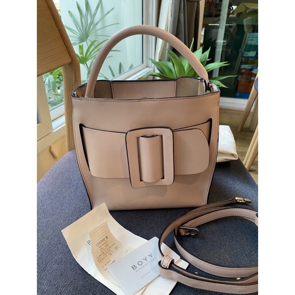 ขายถูก like new กระเป๋าBoyy devon21 Leather Bucket/Rose dust color/ card/ bag/ receipt