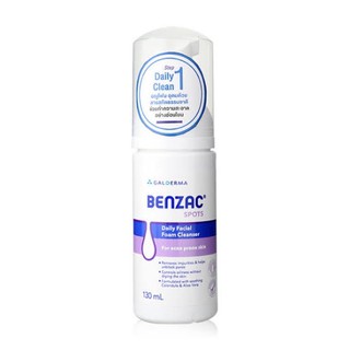 Benzac Spots Purifying Daily Facial Foam Cleanser 130 ml