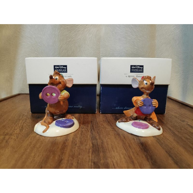 Disney showcase collection by royal doulton Cinderella jaq&gus 😎ถ้าไม่กดวันนี้ วันหลังต้องไปตามหาใน 