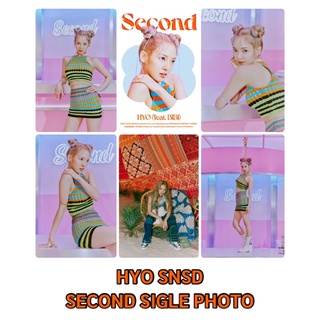 HYO GIRLSGENERATION SNSD - PHOTO รูป SECOND SNIZE 5.5x8.5 cm.