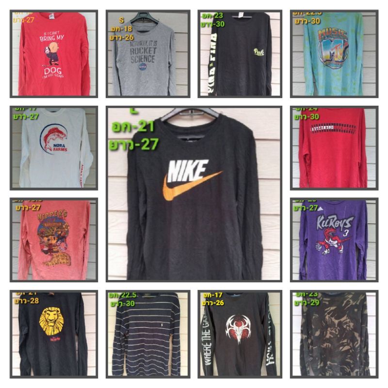 🇺🇸เสื้อยืดแขนยาวusa🇺🇸