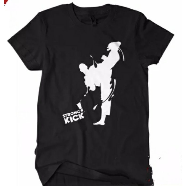 TAEKWONDO KICK T-SHIRT - STRONG KICK TAEKWONDO CLOTHES