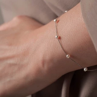 AURORA สร้อยข้อมือมุกเเท้ Bright Pearl Collection DBPL002