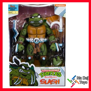 NECA TMNT Adventure Series Slash 7" Figure นินจาเต่า แอดเวนเจอร์ ซีรี่ย์ส สแลช ขนาด 7 นิ้ว ฟิกเกอร์