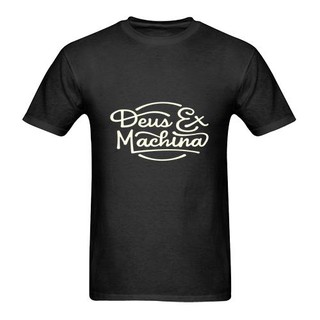 [S-5XL]เสื้อยืดคอกลม แขนสั้น พิมพ์ลาย Deus Ex Machina สําหรับผู้ชาย