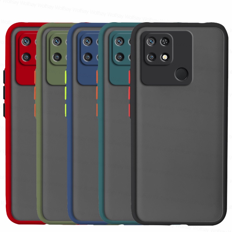 เคสขอบสีผิวด้าน ครงรุ่น Xiaomi Redmi10C ปุ่มตัดกัน เคสนิ่มหลังด้าน สำหรับ Redmi10A ปี2022 เคสกันกระแทก Redmi10 5G  025