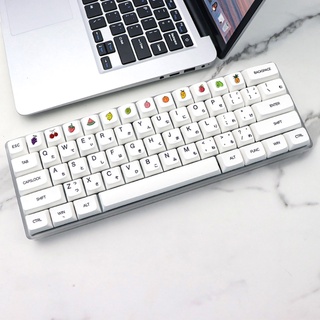 R* PBT XDA ปุ่มกดคีย์บอร์ด ย้อมสี 5 ด้าน 12 คีย์