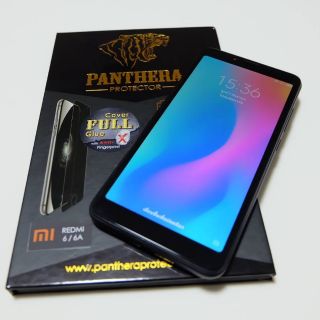 ฟิล์มกระจก Xiaomi Redmi 6 / Redmi 6A PANTHERA PROTECTOR #แบบขอบสี