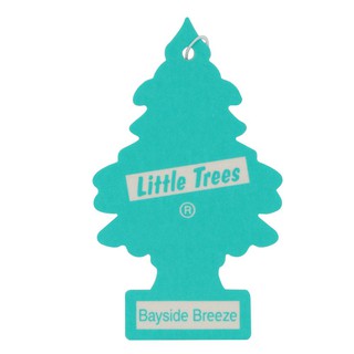 Air freshener AIR FRESHENER LITTLE TREES BAYSIDE BREEZE Air freshener desiccant Home use น้ำหอมปรับอากาศ แผ่นหอม LITTLE