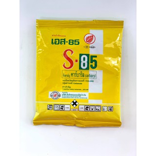 สารป้องกันกำจัดหมัด ปลวก ไรไก่ แมลงปีกแข็ง เอส 85 น้ำหนักสุทธิ 100 กรัม