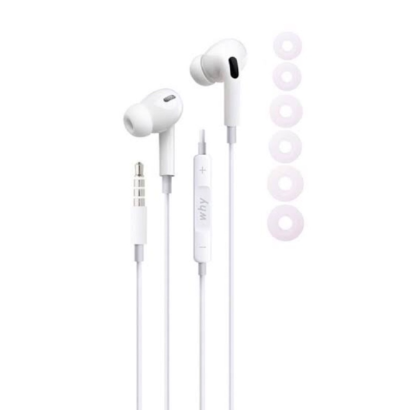 หูฟัง Why แจ็ค 3.5mm earphones why 3.5มม. ประกันศูนย์ไทย