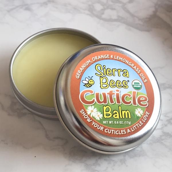 [พร้อมส่ง] นำเข้าจากอเมริกา ของแท้ 100% บาล์มทาจมูกเล็บ Sierra Bees, Cuticle Care Balm, Geranium, Or