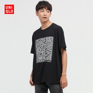 เสื้อยืดที่คุณต้องการเสื้อยืดแขนสั้น พิมพ์ลาย Keith Haring Uniqlo สําหรับผู้ชาย และผู้หญิง 448173ขนาดเต็มS-5XL