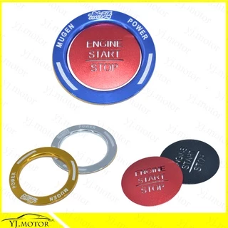 ปุ่มกดสวิตช์กุญแจรถยนต์ สําหรับ Honda Civic FC ปี 2016-2020 Push Start Buton Trim