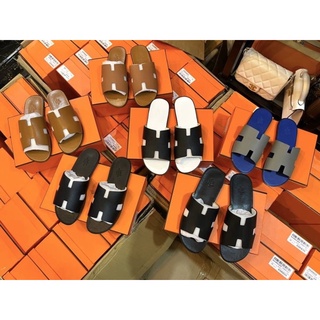 รองเท้าแตะ แอร์เมส Hermes sandals งานออริ (freebox) งานดีสุด ถ่ายสดจากสินค้าจริง100%