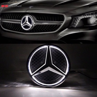 ฝาครอบถังเก็บน้ํา LED สามมิติ ลายโลโก้ BENZ W205 W212 W176 W246 C Series E Series A Series