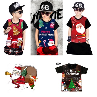 เสื้อลายคริสมาส เด็ก christmasเสื้อยืดเด็ก