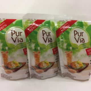 น้ำตาลสกัดหญ้าหวาน Pur Via ขนาด 250 กรัม ×3 ห่อ