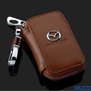 เคสกุญแจรีโมทรถยนต์ หนังวัวแท้ อเนกประสงค์ สําหรับ Mazda CX5 CX7 CX3 CX4 CX9 RX MX Mazda 2 3 5 6 8