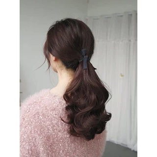 linghongli หางม้า แบบผูกเชือก ลอน ยาว38/48/58cm D15