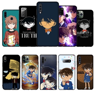 เคสโทรศัพท์ซิลิโคน TPU แบบนิ่ม ลาย SXDY16 อนิเมะยอดนักสืบโคนัน สําหรับ Samsung A02 A02S A10 A10S M02