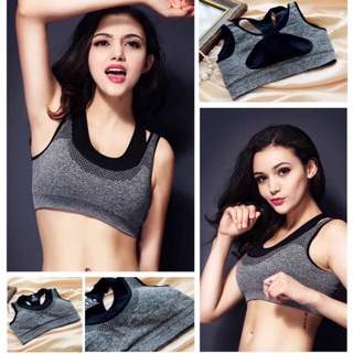  Sports bra ผ้าเนื้ออย่างดี