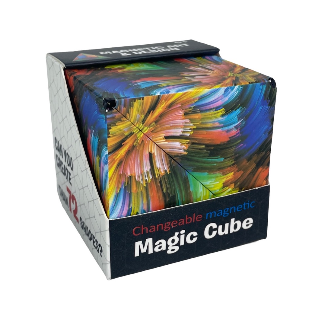 รูบิค Magnetic Magic Cube รูบิคแม่เหล็กมหัศจรรย์ ต่อได้หลายรูปทรง ฝึก ...