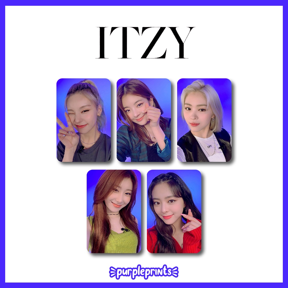ITZY X HELLO 82 [ 2020 ] โฟโต้การ์ด Kpop Fanmade ที่ไม่เป็นทางการ