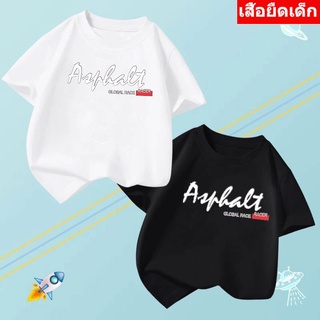 K-2224-SHORT เสื้อยืดเด็ก เสื้อแขนสั้นคอกลมใส่ได้เด็ก2-12 ปี  มีให้เลือก10สี