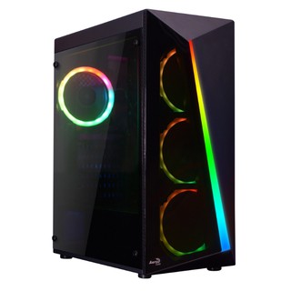 CASE (เคส) AEROCOOL SHARD RGB BLACK