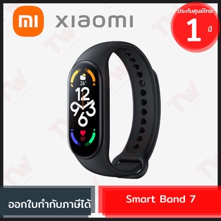 Xiaomi Smart Band 7 สายรัดข้อมืออัจฉริยะ หน้าจอ AMOLED ขนาด 1.62 นิ้ว สีดำ ของแท้ ประกันศูนย์ไทย 1ปี [ Global Version ]