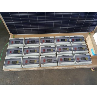 Solar AC/DC Combiner Box1 String พร้อม watt meter