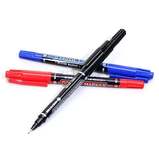 ปากกา เขียนแผ่นCD 2 หัว M&G รุ่น MG-2130 ขนาด 1.5/0.5 มม. มี3สีให้เลือก(น้ำเงิน/แดง/ดำ ) （ราคาต่อด้าม）