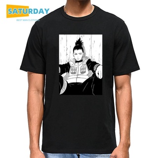 เสื้อยืดคอกลมcrew neckเสื้อยืดคอกลม ผ้าฝ้าย พิมพ์ลาย Shikamaru (Manga) สไตล์วินเทจ แฟชั่นฤดูร้อน สําหรับผู้ชาย และผู้หญิ