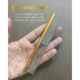 Pinkpawpal Pet Comb หวีสำหรับสัตว์เลี้ยงคุณภาพสูง ลดไฟฟ้าสถิตย์ มีให้เลือก 2 ขนาด